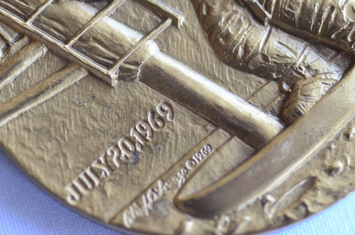 ハッセルブラッド 1979年 記念メダル ブロンズ TEN YEARS ON THE MOON 希少_画像7