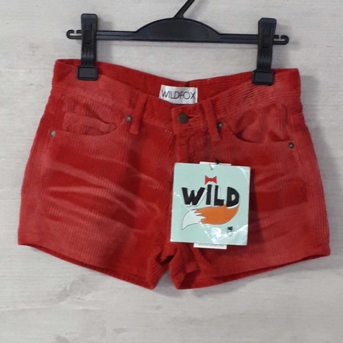 【未使用／２６】WILD FOX ショートパンツ コーデュロイ Lサイズ 相当 ファイヤーフォックス ショーパン_画像7