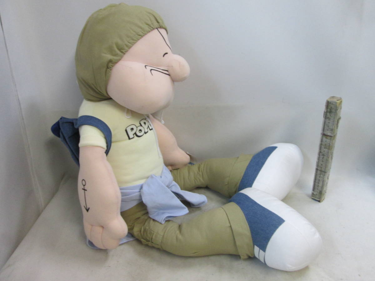 送料は商品説明欄に記入 POPEYE ポパイ　　BIG ぬいぐるみ ９０ｃｍ 未使用A _画像6