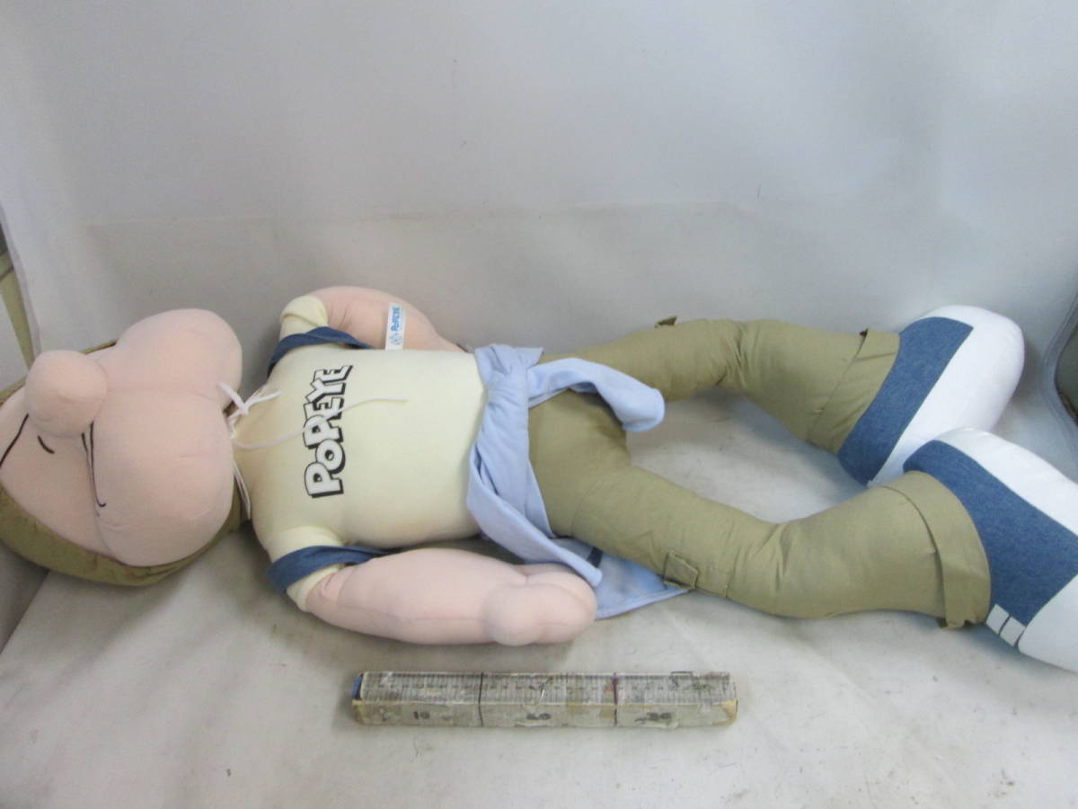 送料は商品説明欄に記入 POPEYE ポパイ　　BIG ぬいぐるみ ９０ｃｍ 未使用A _画像7