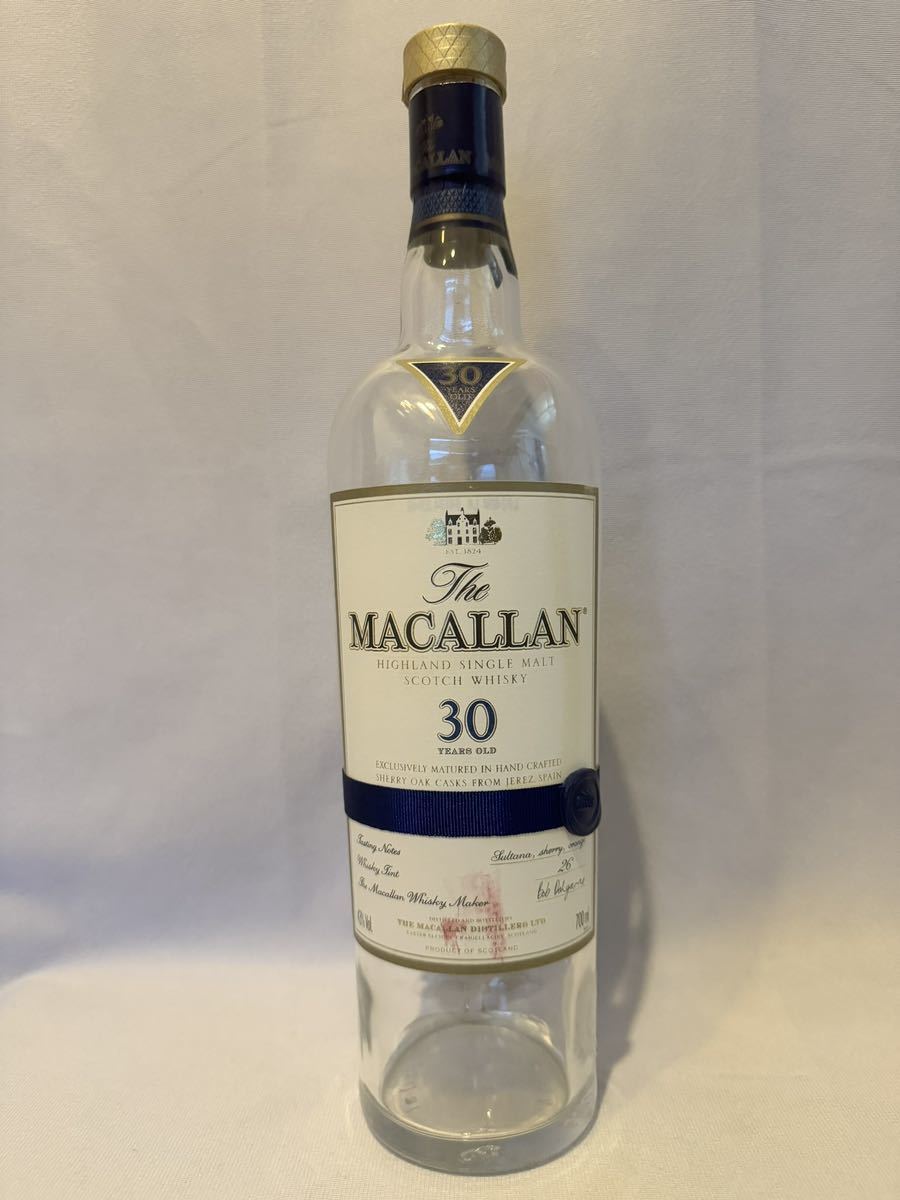 THE MACALLAN 30年 空ボトル マッカラン 30年 検(ボウモア スプリング