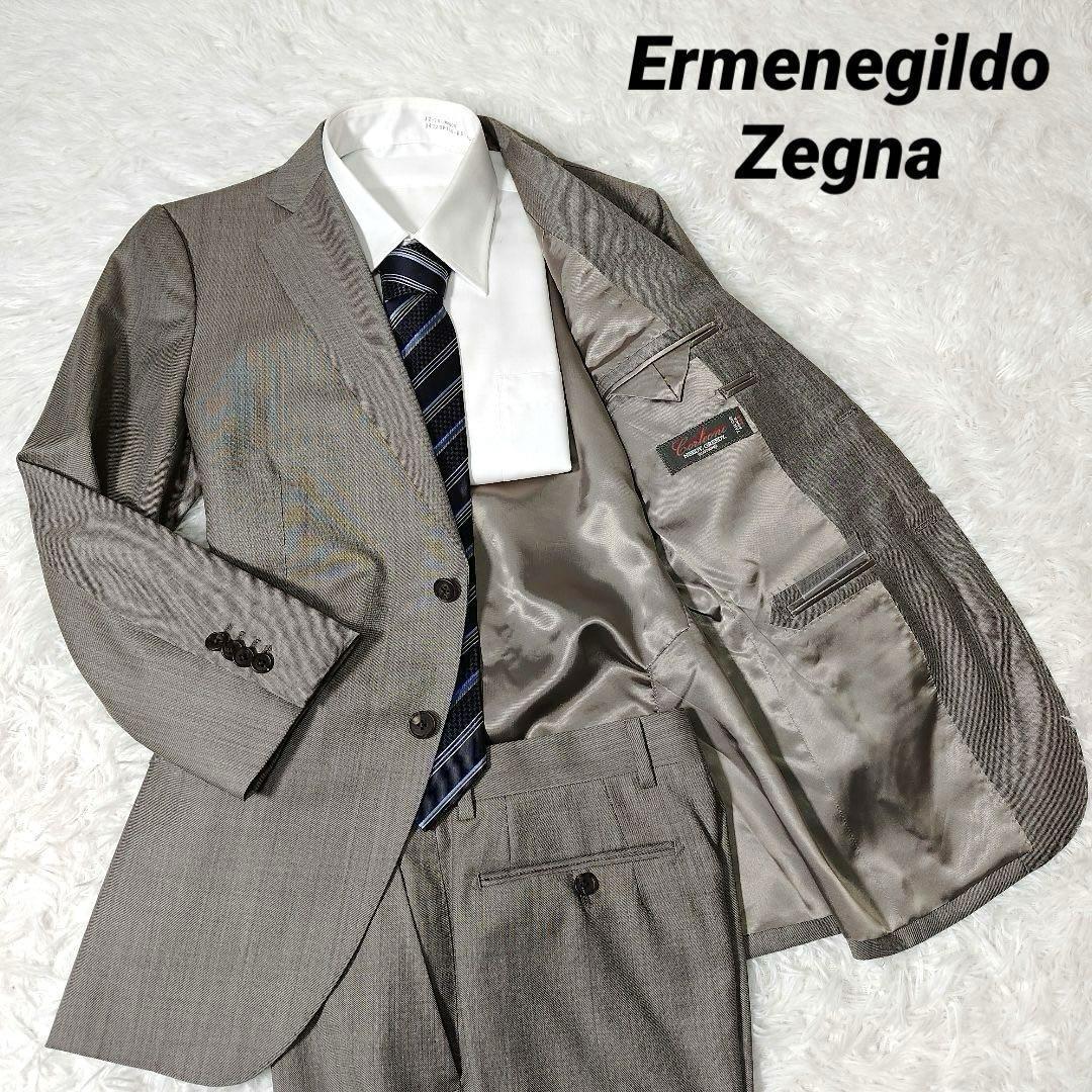 珍しい 極美品エルメネジルドゼニア Ermenegildo グレー セットアップ