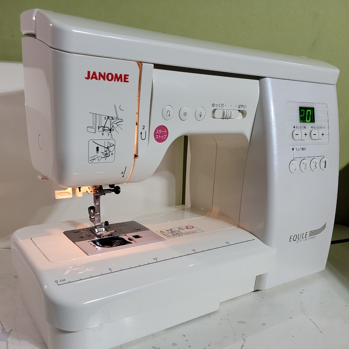 23102310 JANOME ジャノメコンピューターミシン EQULE エクール CP4850_画像1