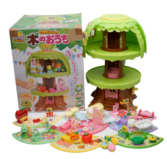 初売り 生産終了品◎こえだちゃんの木のおうち ルーム おへやセット 8 ドールハウス