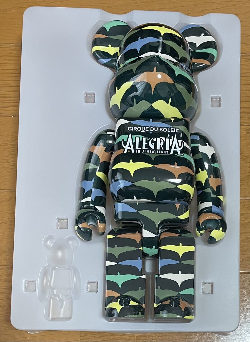 ベアブリック　Cirque du Soleil ALEGRIA BE@RBRICK ※400%のみ シルク・ドゥ・ソレイユ　IN A NEW LIGHT ダイハツ　エコバッグ付き_画像2