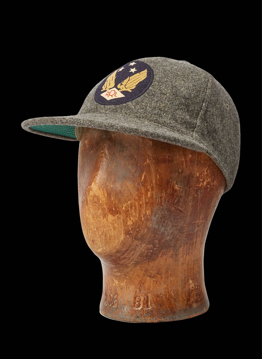 RRL ロゴ ウールブレンド フェルト ボール キャップ