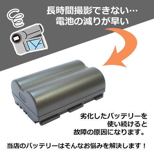 充電器セット キャノン(Canon) BP-511/BP-511A 互換バッテリー ＋充電器（USB） コード 01088-01293