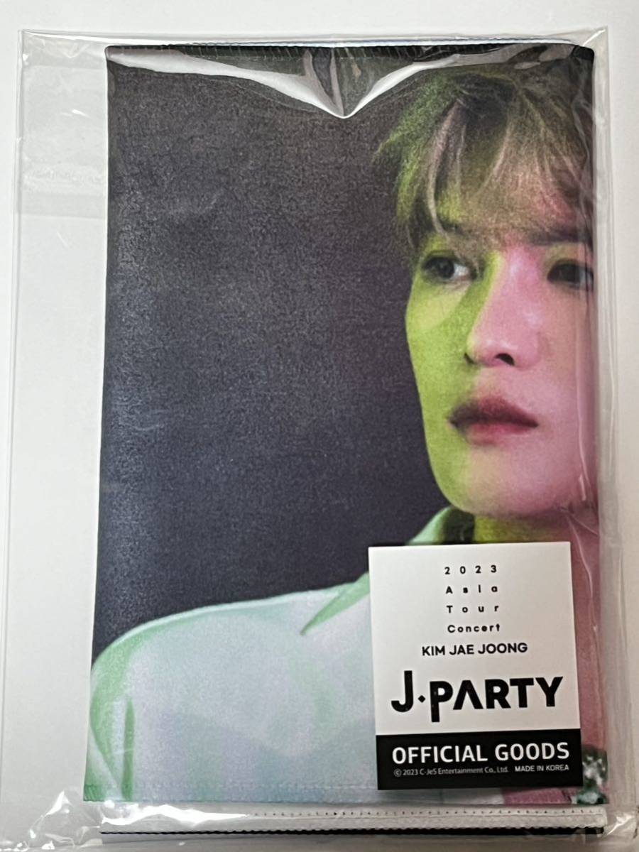 新品・未開封 ジェジュン J party 2023 Asia Tour Concert KIM JAE JOONG 公式グッズ Slogan Towel スローガンタオル JーJUN_画像1