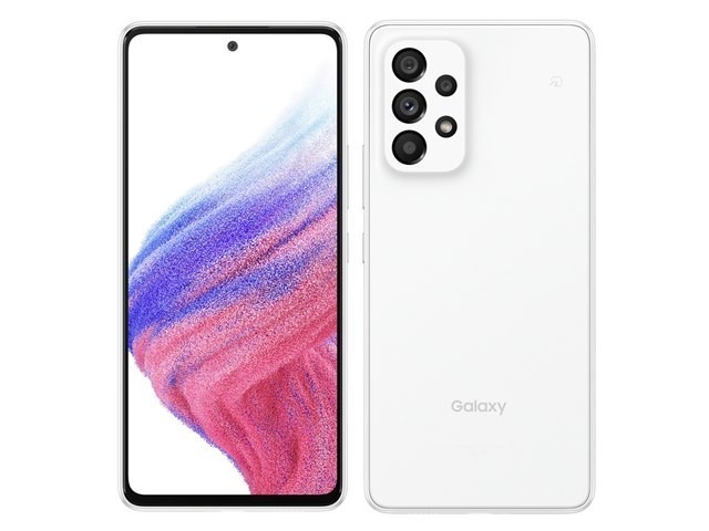 【新品未使用/SIMフリー】au Galaxy A53 5G SCG15/オーサムホワイト/一括購入/判定○_画像6