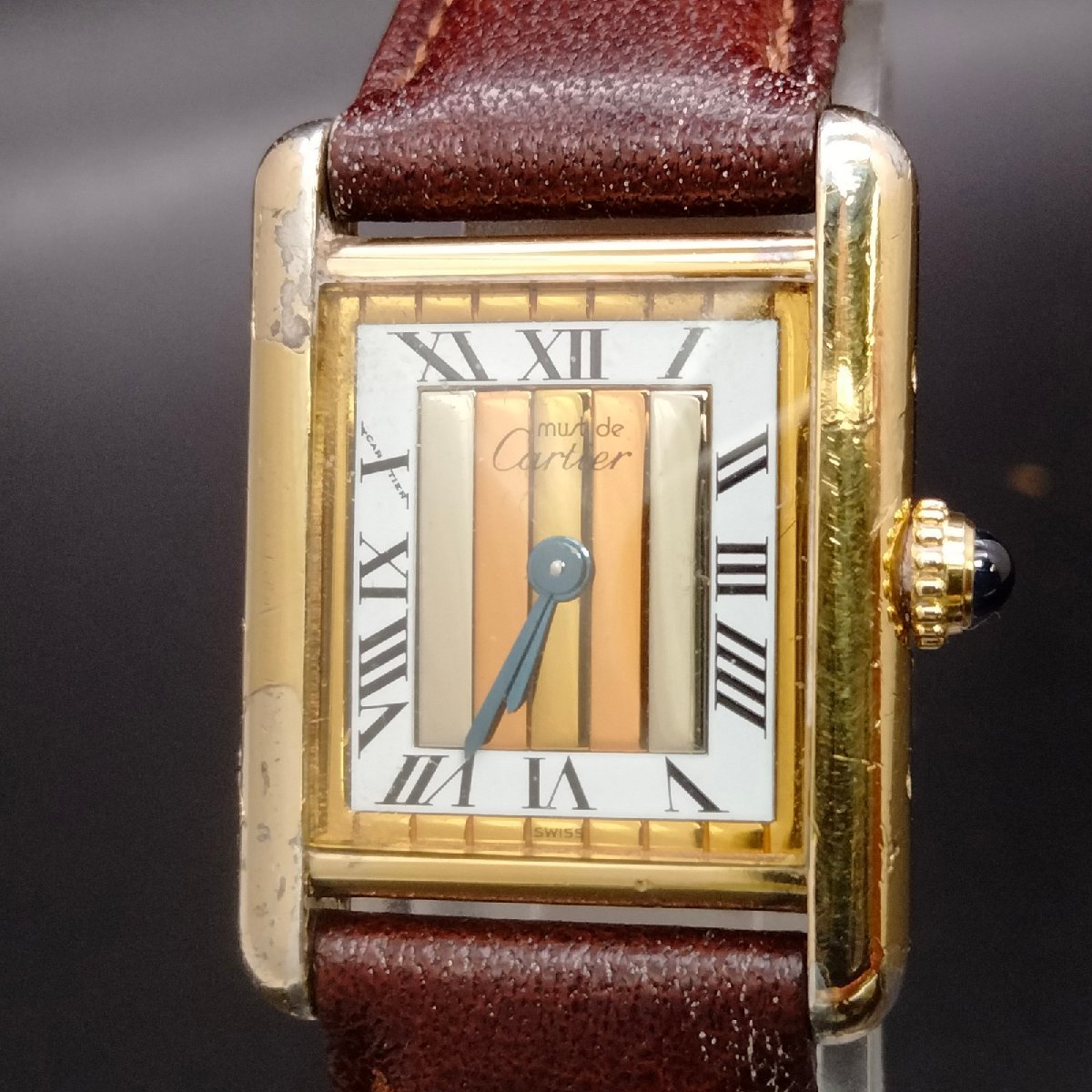 カルティエ Cartier 腕時計 動作品 5057001(マストタンクSM925) レディース 3714163_画像1