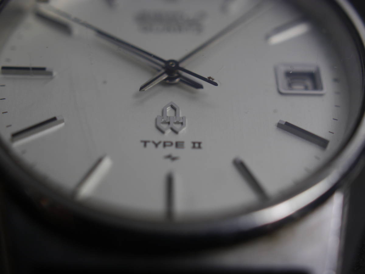 セイコー SEIKO タイプ TYPE2 クォーツ 3針 デイト 7122-8000 男性用 メンズ 腕時計 W158の画像4