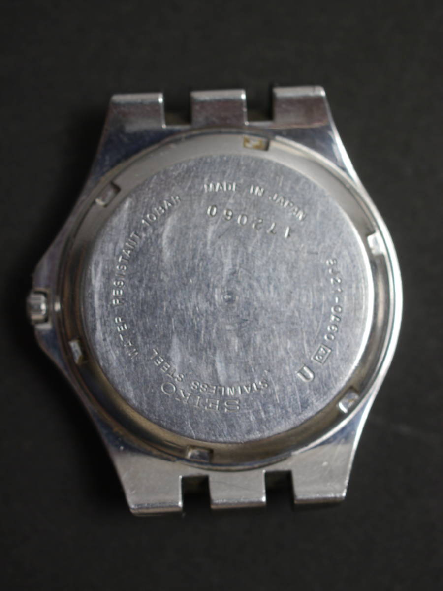 セイコー SEIKO ドルチェ DOLCE KINETIC AUTO RELAY 3針 5J21-0A60 男性用 メンズ 腕時計 日本製 W171 稼働品_画像5