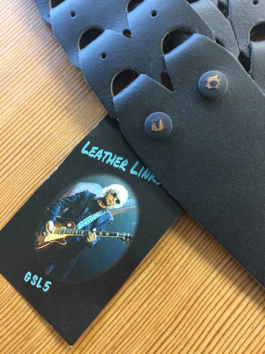 Stones Music Leather Link Strap レザー ギターストラップ Jimmy page_画像2