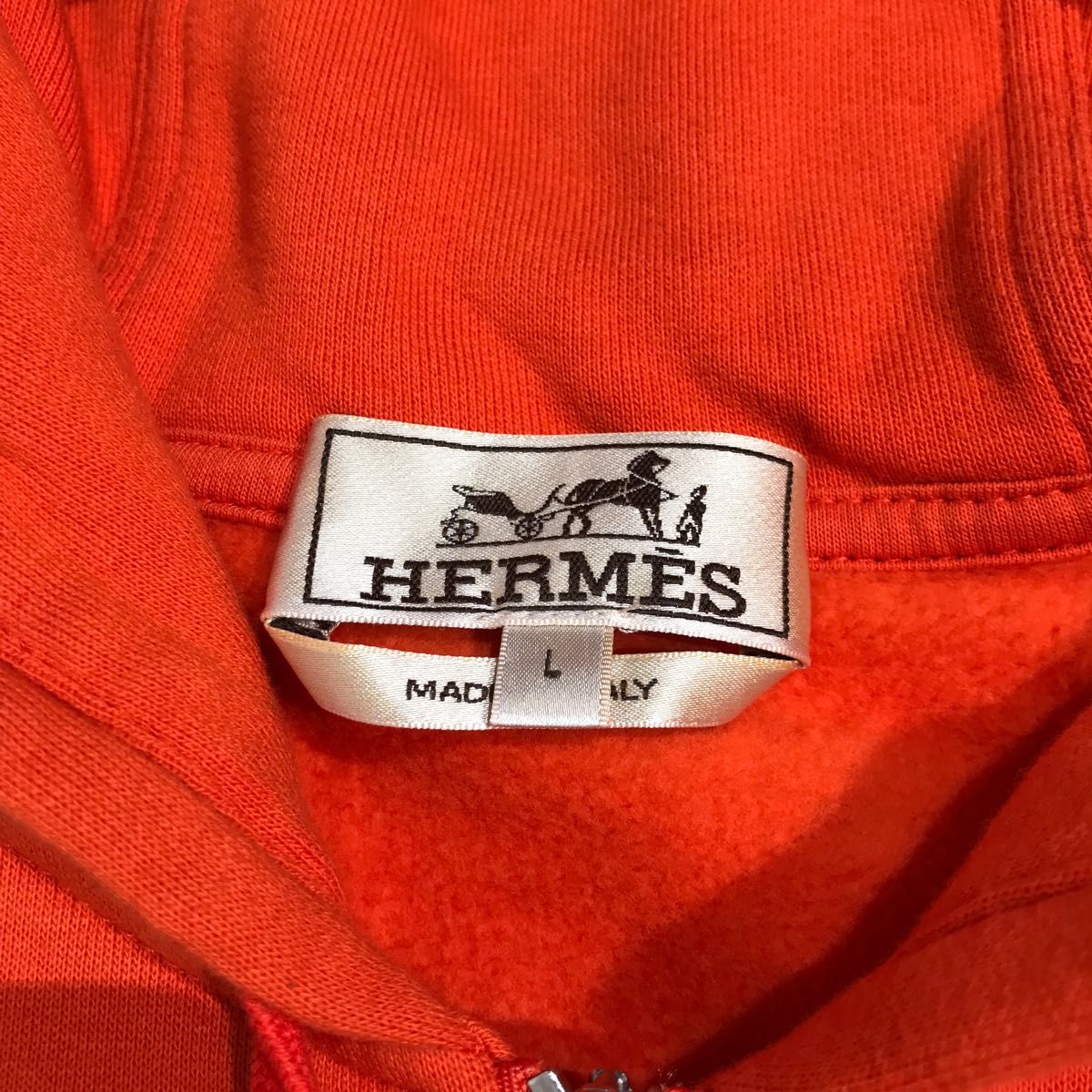 【未使用級】エルメス HERMES Run H ランH ジップアップパーカー L