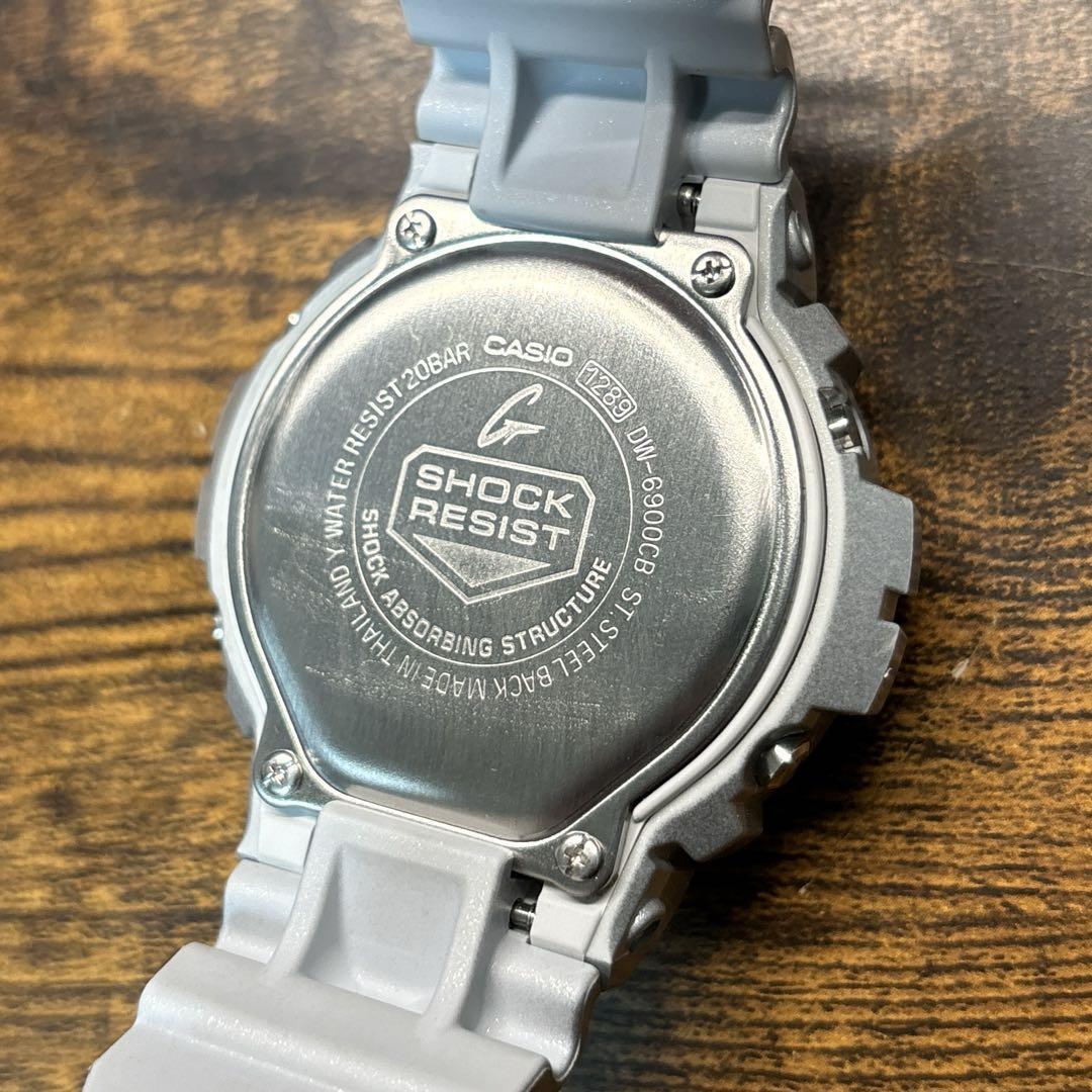 極美品】希少 G-SHOCK DW-6900CB-8JF ピンク×シルバー｜PayPayフリマ