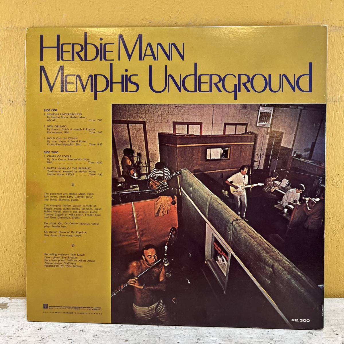 LP 帯付き Herbie Mann メンフィス・アンダーグラウンド Memphis Underground P-8087A_画像2