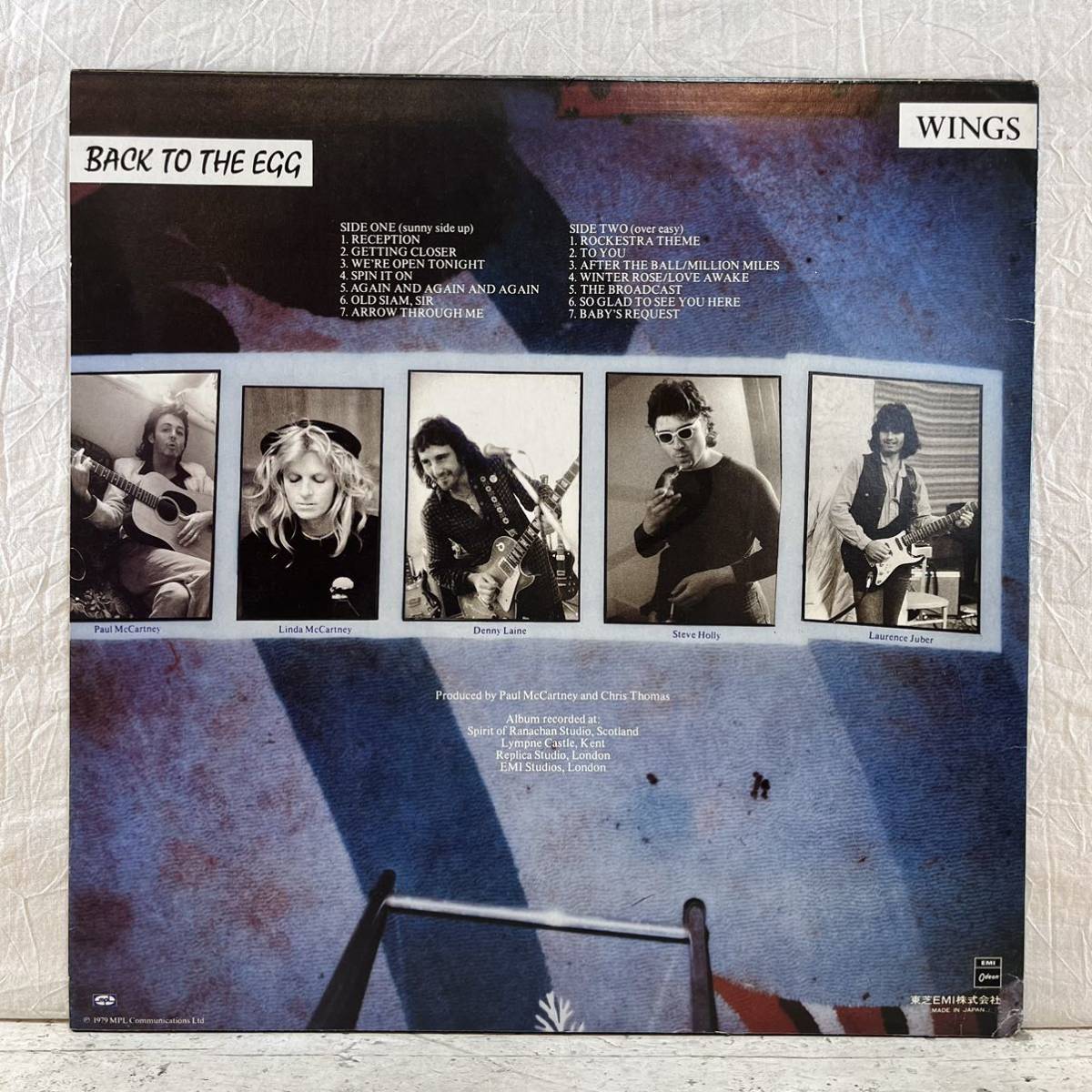 LP ポール・マッカートニー & ウイングス Wings バック・トゥ・ジ・エッグ Back To The Egg EPS-81200_画像2