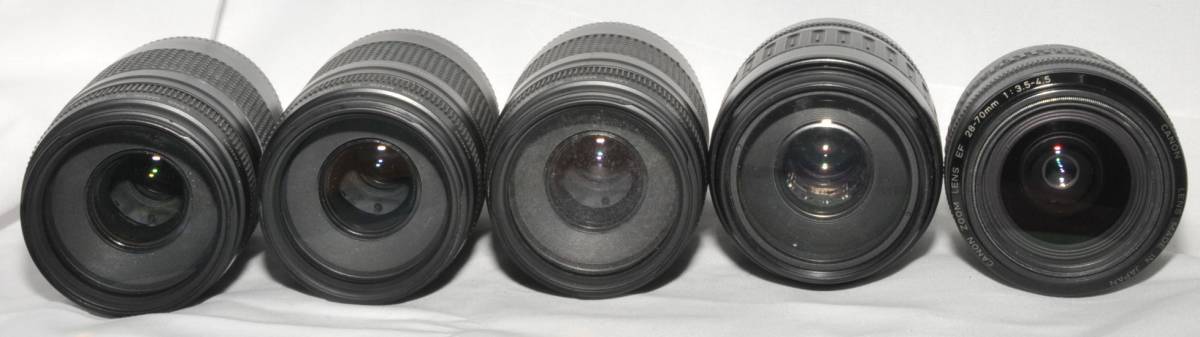 Canon キャノン EF レンズ まとめて１７本　75-300mm 100-300mm 28-105mm 28-80mm など ジャンク品_画像4