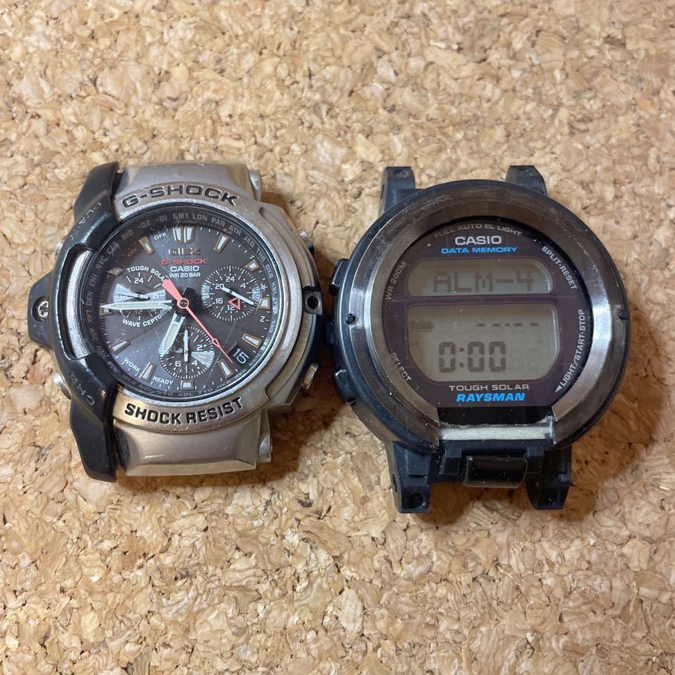 ○可動ジャンク○ 2本まとめ売り CASIO G-SHOCK GS-1000J. RAYSMAN DW