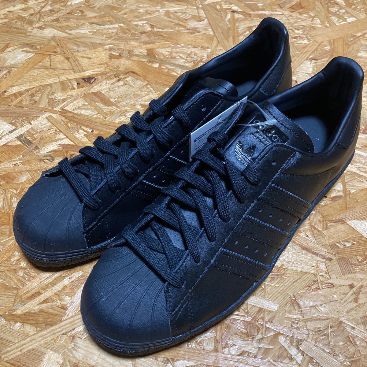 adidas SUPER STAR 80s US9 27cm 黒 未使用 アディダス スーパー スター 80s_画像1