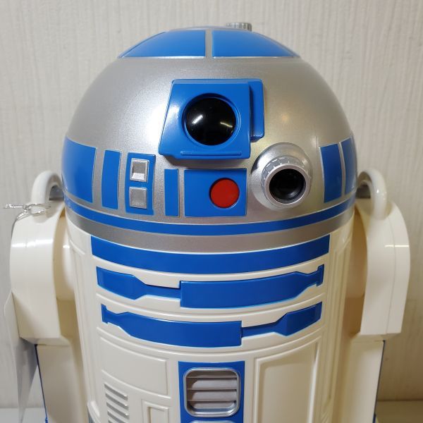 ●FU04【送80】スターウォーズ R2-D2 ポップコーンバケツ 東京ディズニーランド スターツアーズ STAR WARS ポップコーンバケット タグ付き_画像2