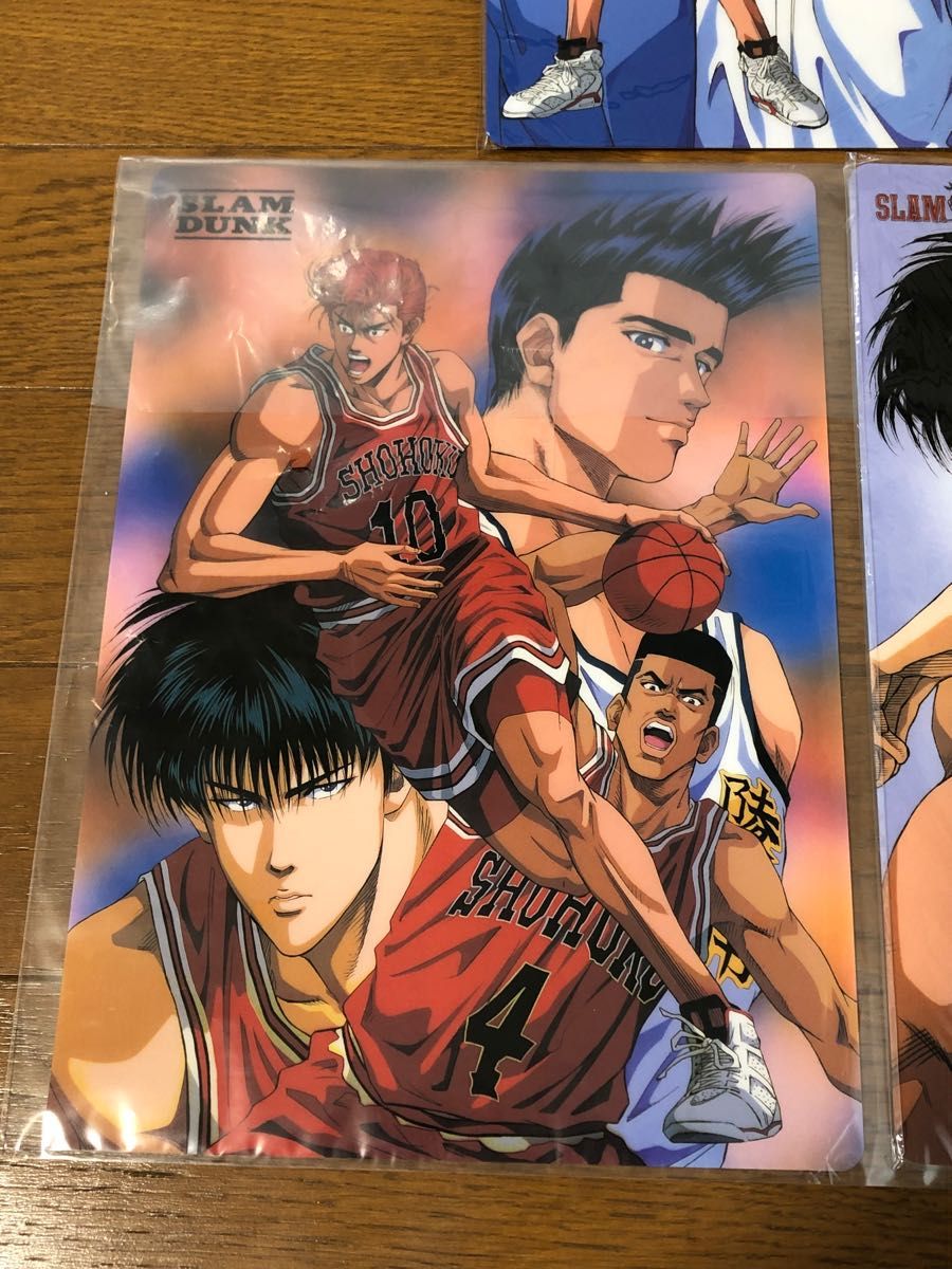 SLAM DUNK スラムダンク下敷き3点セット 当時モノ 桜木花道 流川 SLAM DUNK スラムダンク下敷き3点セット 当時モノ 桜木花道 流川
