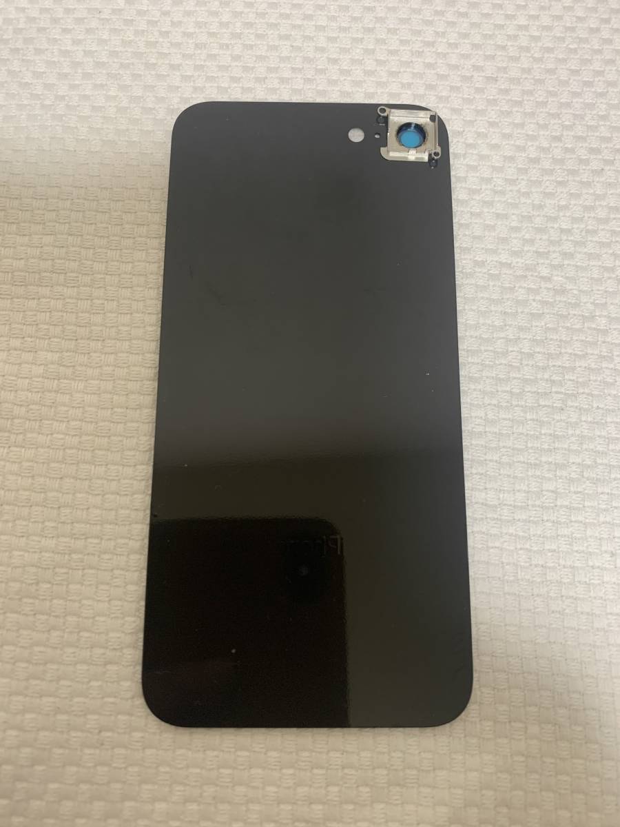 A52-iPhone8 バックパネル アイフォン背面ガラスパネル 交換用【カラー】・ブラック_画像2