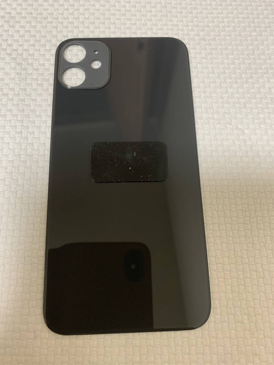 A211-iphone 11 バックパネル アイフォン背面ガラスパネル 交換用【カラー】・ブラック_画像1