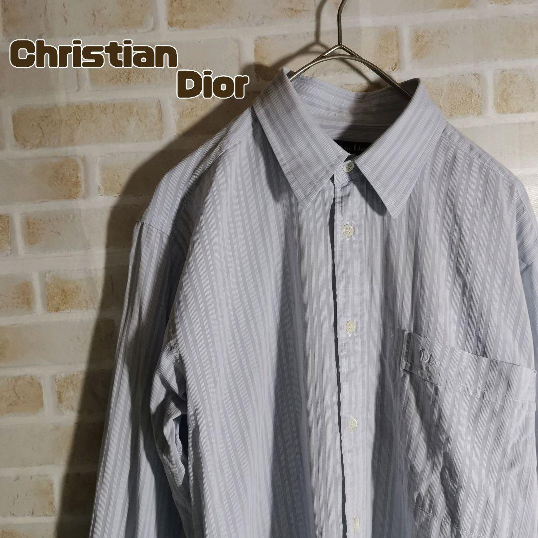 ファッション シャツ ディオール Dior Christian 長袖 ロゴ 刺繍