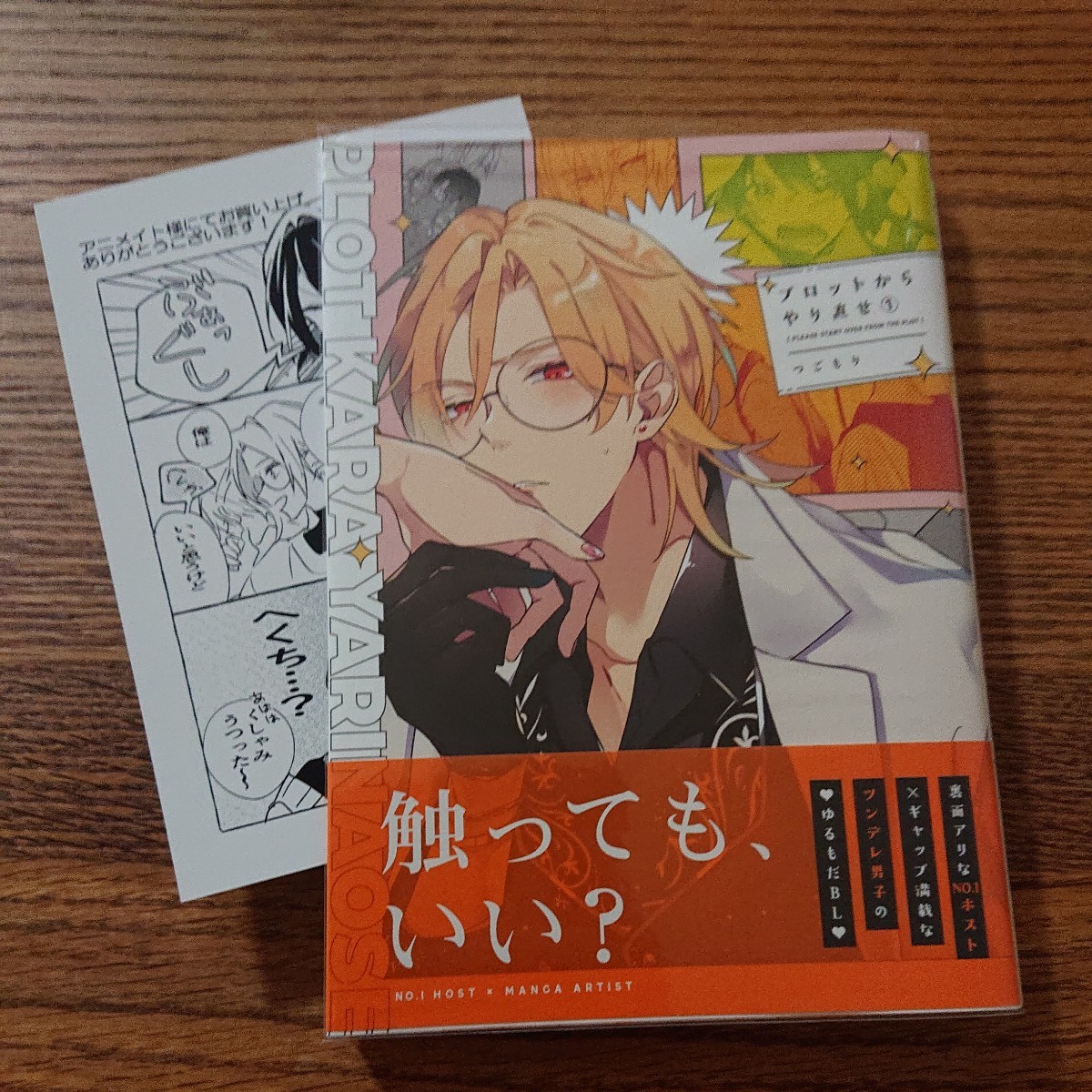極美品☆プロットからやり直せ 1/つごもり/BL 漫画/アニメイト特典