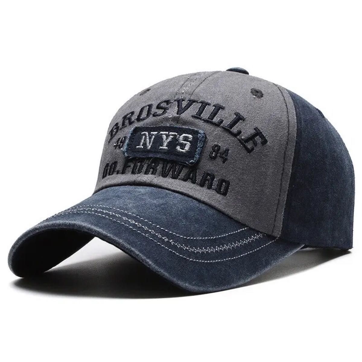 レア物新品 NYロゴ ブラックキャップ 帽子LA ベースボール ストリート 野球帽 男女兼用 ユニセックス キャップ帽子 ワーク