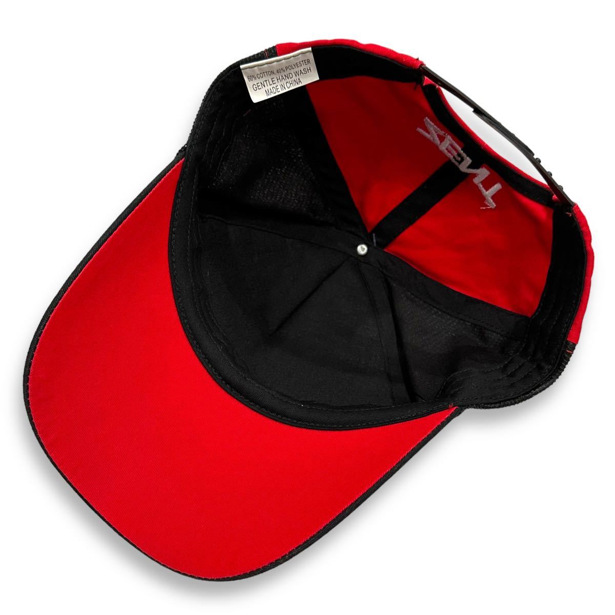  редкостный # TGR TEAM ZENT CERMO ( команда zento CERUMO ) официальный Logo 38 number кольцо вышивка сетчатая кепка чёрный красный черный / красный 
