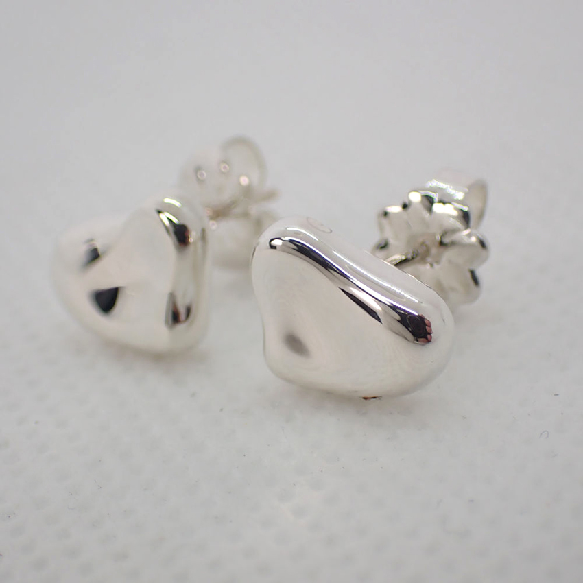 6545円 【中古】TIFFANY/ティファニー SV925 フルハート ピアス