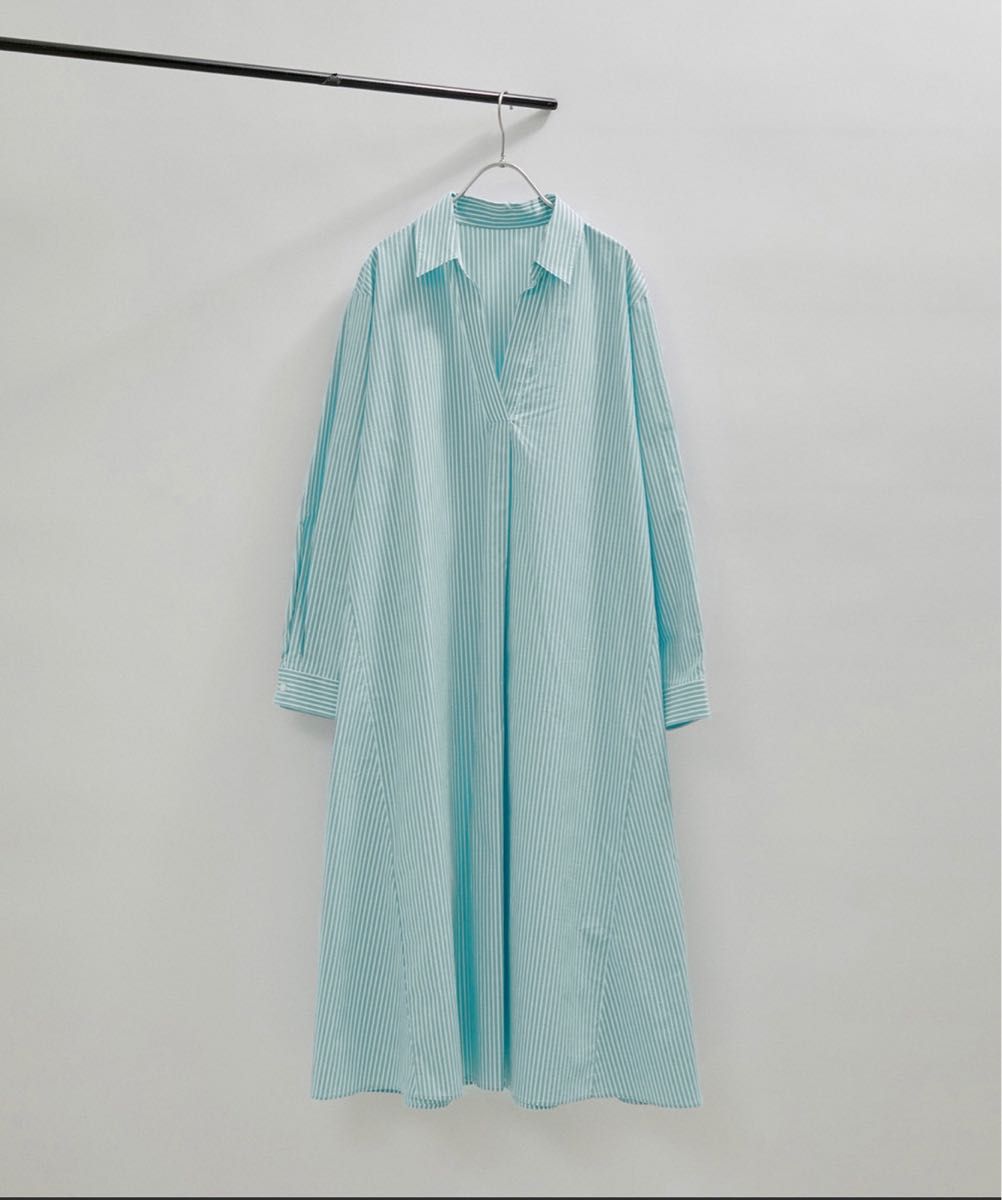 新品》サロンアダムエロペ スキッパーカラーシャツワンピース 新品》サロンアダムエロペ スキッパーカラーシャツワンピース