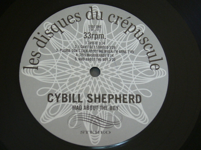 【理由あり品】Cybill Shepherd/Mad About The Boy/スタンゲッツ伴奏/1987年盤/TWI 470/ BELGIUM盤 / 試聴検査済み_画像3