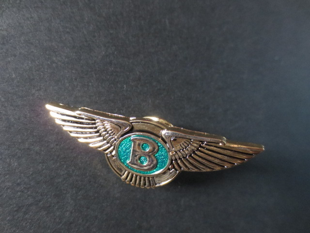 Bentley Британия производства Gold & зеленый значок новый товар & не использовался товар * Continental GT* azur Rolls * Ben Tiga * кукуруза z*BENTLEY