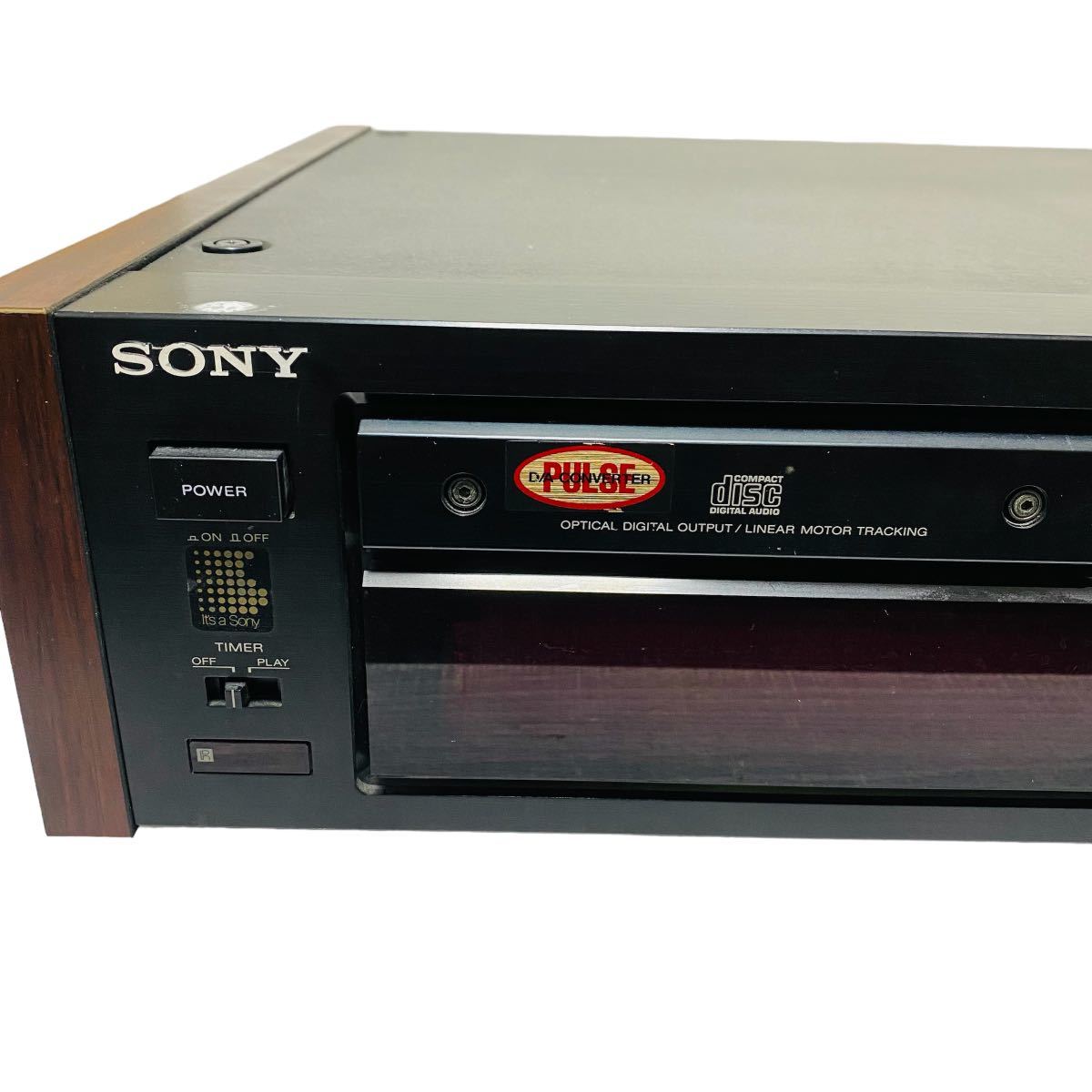 SONY ソニー CDP-X55ES CDプレーヤー リモコン付き_画像3