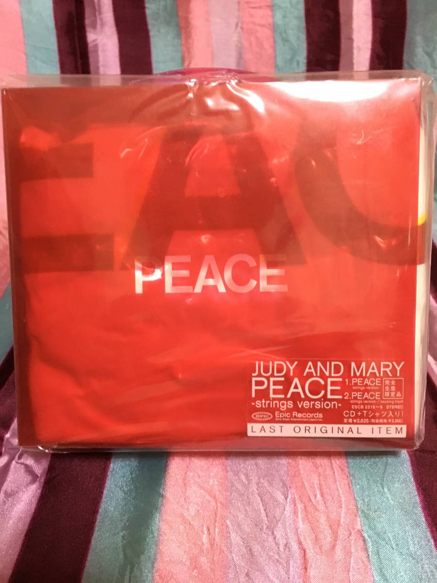 JUDY AND MARY PEACE strings version LAST ORIGINAL ITEM 完全生産限定品 Tシャツ入り JAM 新品 レア_画像1