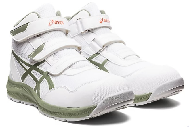 CP216-100　26.0ｃｍ　カラー（ホワイト*ライケングリーン）　アシックス安全靴　新品（税込）
