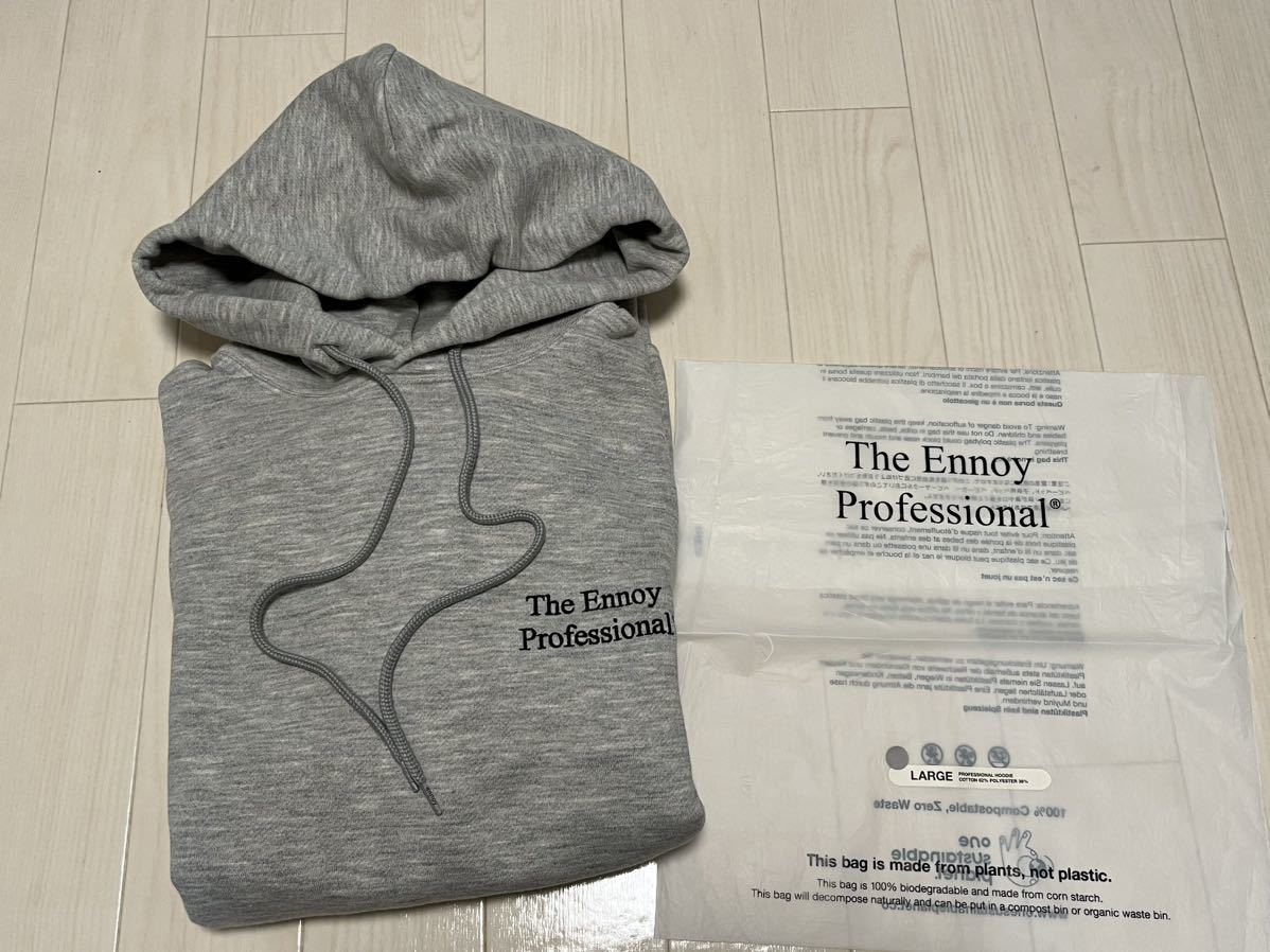 試着のみ the ennoy professional パーカー サイズL エンノイ Hooded