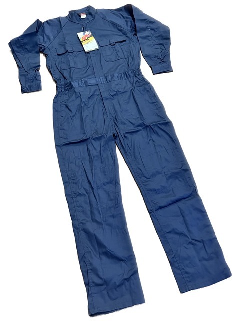 C●2939●売切 タグ付き 未使用品 SOWA 桑和 ソーワ OVERALL オーバーオール 9000 3L ネイビー 長袖 つなぎ服 続服 作業服 作業着_画像1