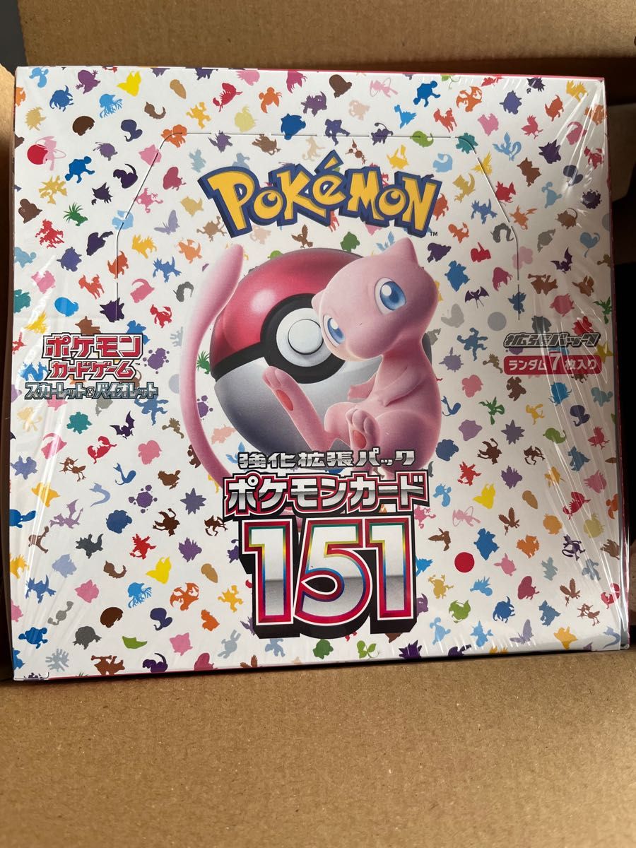新品!未開封!ポケモンカード151シュリンク付き1BOX
