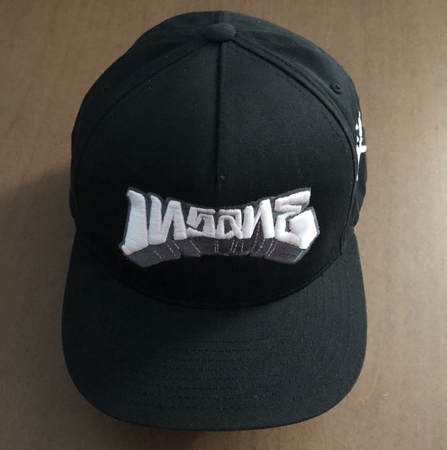 INSANE ロゴ 刺繍 CAP 黒 キャップ 90’s カルチャー 好きに も 帽子 インセイン_画像2