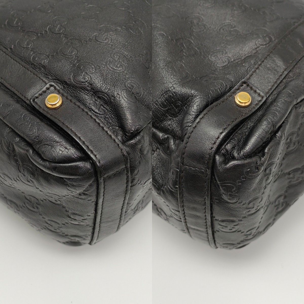 極美品 正規品 グッチ トートバッグ 黒|フリマ