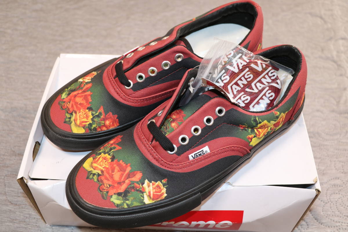 送料無料　27cm US9　Supreme×VANS Jean Paul GAULTIER ERA ジャンポールゴルチェ　花柄　フラワー_画像1