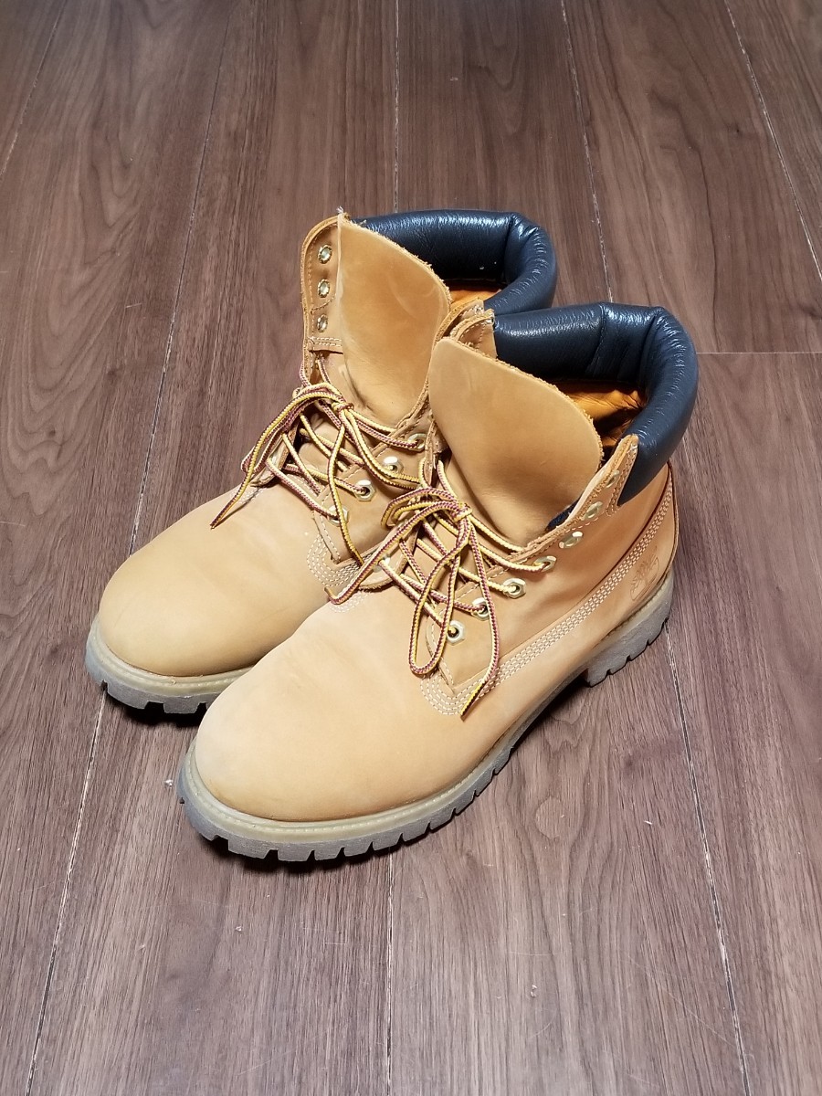 Timberland　６インチイエローブーツ　27cm(US9 M)　ベージュ　ティンバーランド_画像1