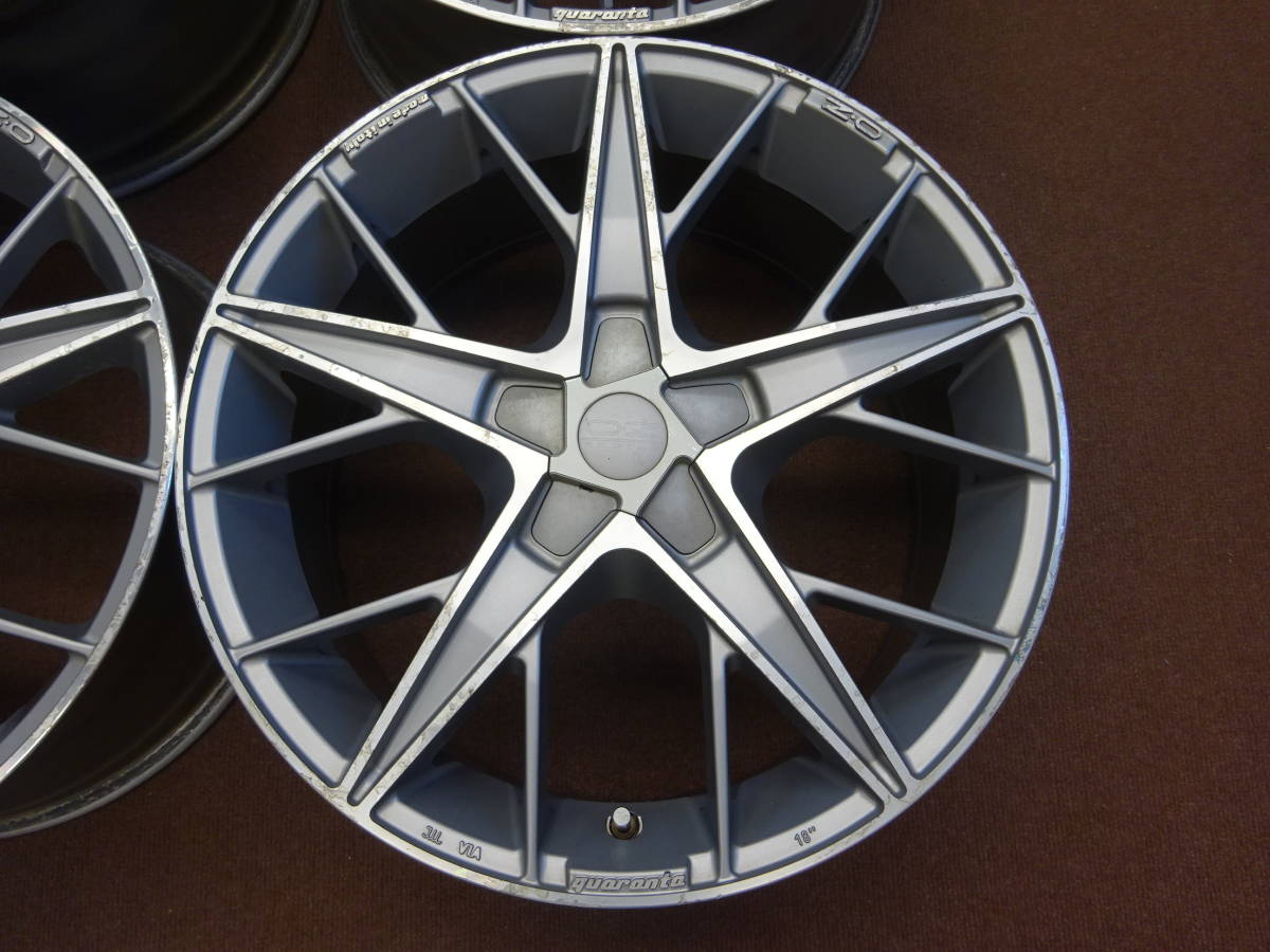 A-41　ＯＺ　Ｒａｃｉｎｇ　18×8J ET48 PCD112 5H 4本　希少　人気商品　ＶＷ　フォルクスワーゲ　Ａｕｄｉ　アウディー　等に是非 ！_画像2