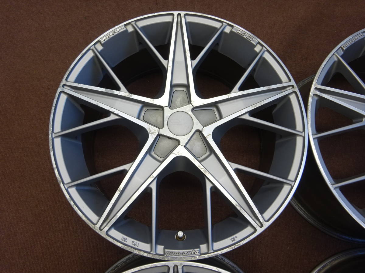 A-41　ＯＺ　Ｒａｃｉｎｇ　18×8J ET48 PCD112 5H 4本　希少　人気商品　ＶＷ　フォルクスワーゲ　Ａｕｄｉ　アウディー　等に是非 ！_画像5