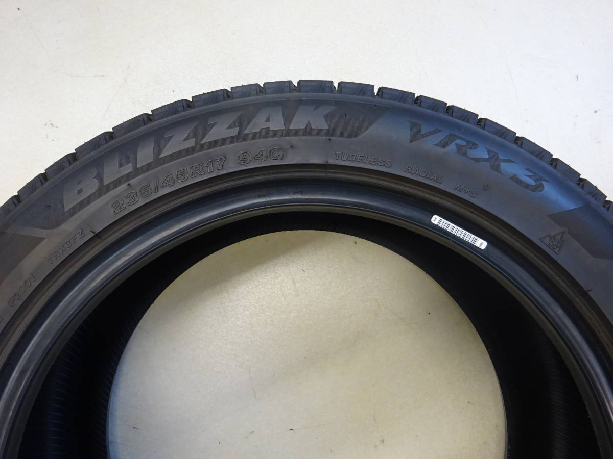 ST-61　BS BLIZZAK VRX3　★235/45R17 94Q★　4本　美品 程度良好　溝あり 約9.5分山,約9分山　高年式 2021年式　ブリヂストン ブリザック_画像9