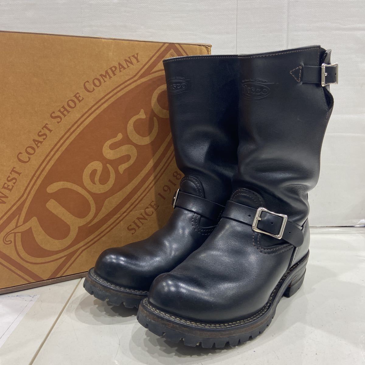 数量は多い 【WESCO ウエスコ】7700100 2310oki レザー ブラック US8